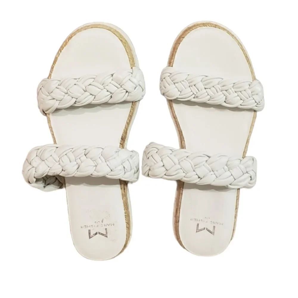 Marc Fisher Leather Braided Sandals